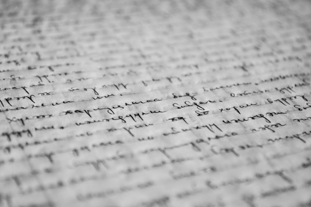Texto manuscrito